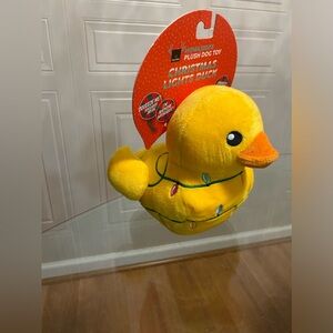 FuzzYard  9”Duck Dog Toy w/Squeaker Yellow, Machine Washable New Witch Duck